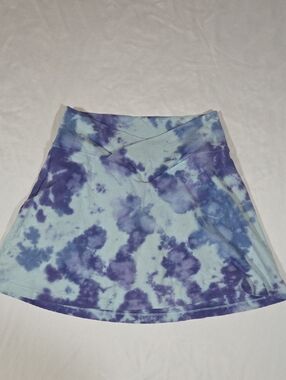 PINK Victoria's Secret Blue Tie-dye Skort Size Medium Womens